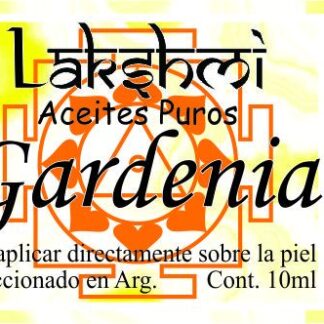 etiqueta aceite gardenia
