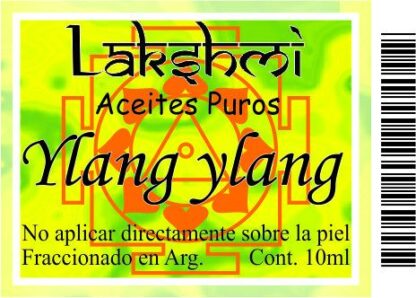 etiqueta aceite ylang ylang