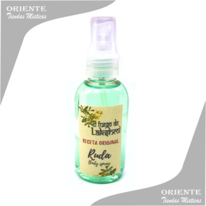 Loción ruda, de color verde también denominado spray aurico de ruda o perfume de ruda