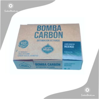 bomba carbon incienso x caja de 24 unidades sagrada madre