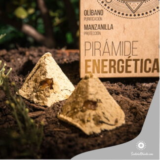piramide energetica de olibano y manzanilla sagrada madre x 4 unidades
