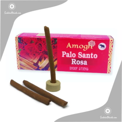 sahumerio dhoop palo santo y rosa +amogh